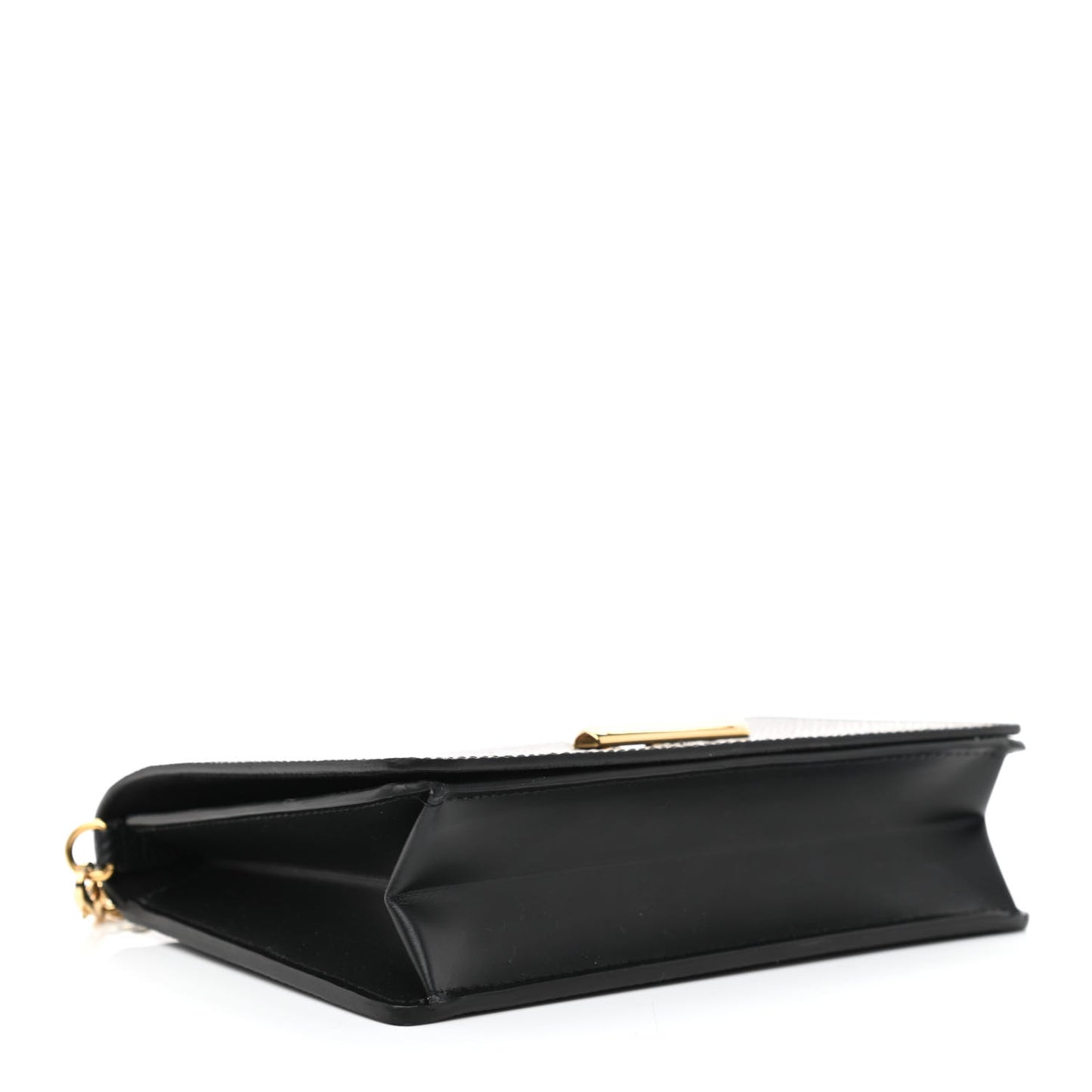 Epi Twist Belt Chain Wallet Black