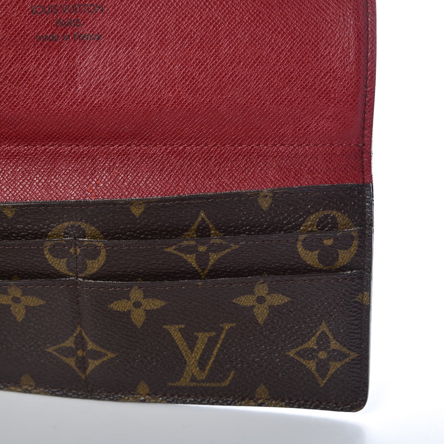 Monogram Josephine Wallet Red