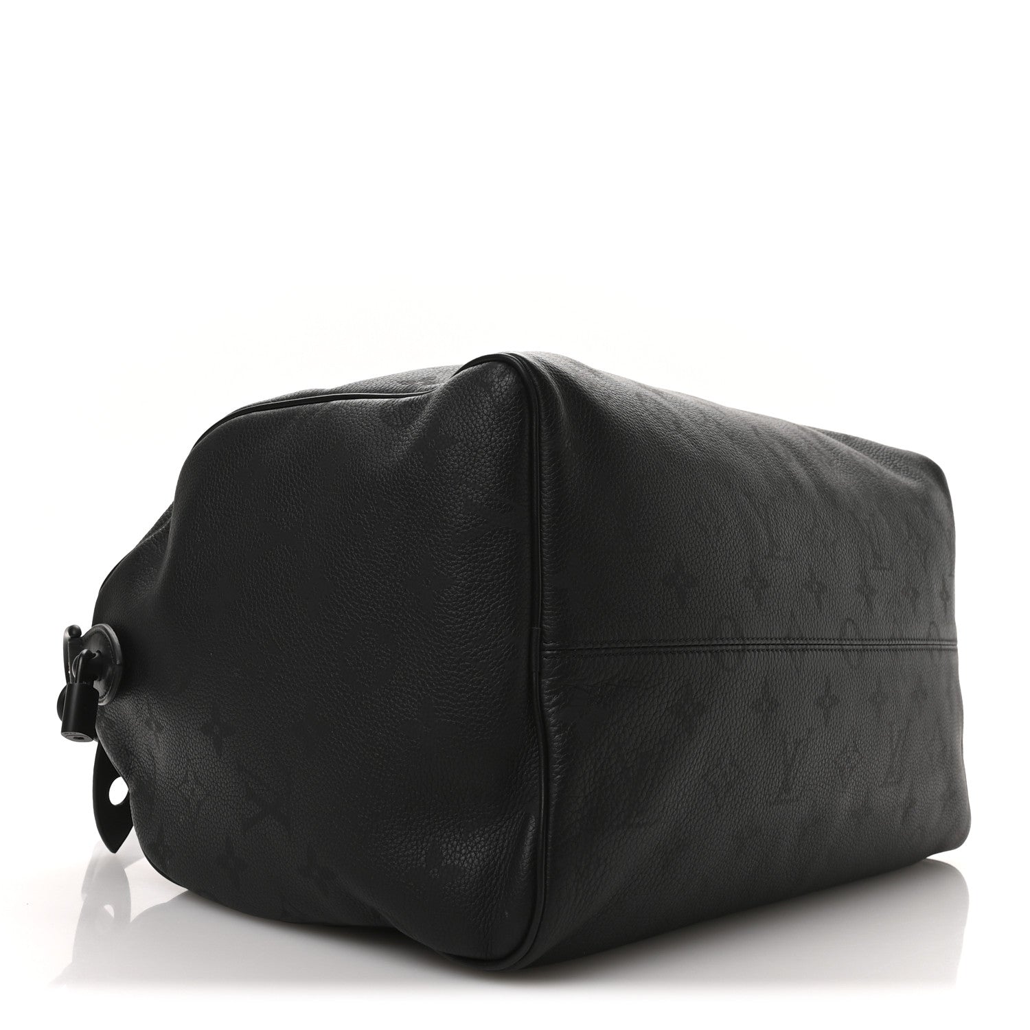 Louis Vuitton Calfskin Monogram Speedy P9 Bandouliere 40 Ultra Black 5 of 13