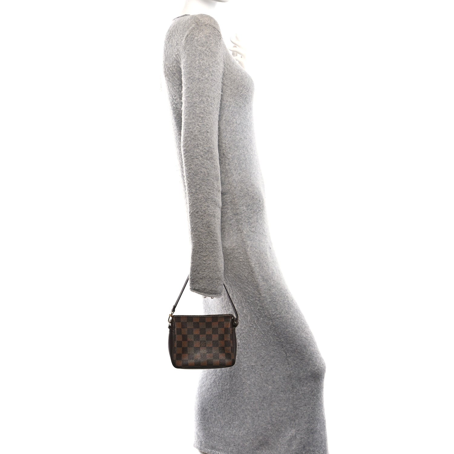 Louis Vuitton Damier Ebene Trousse Make Up Bag Pochette 2 of 11