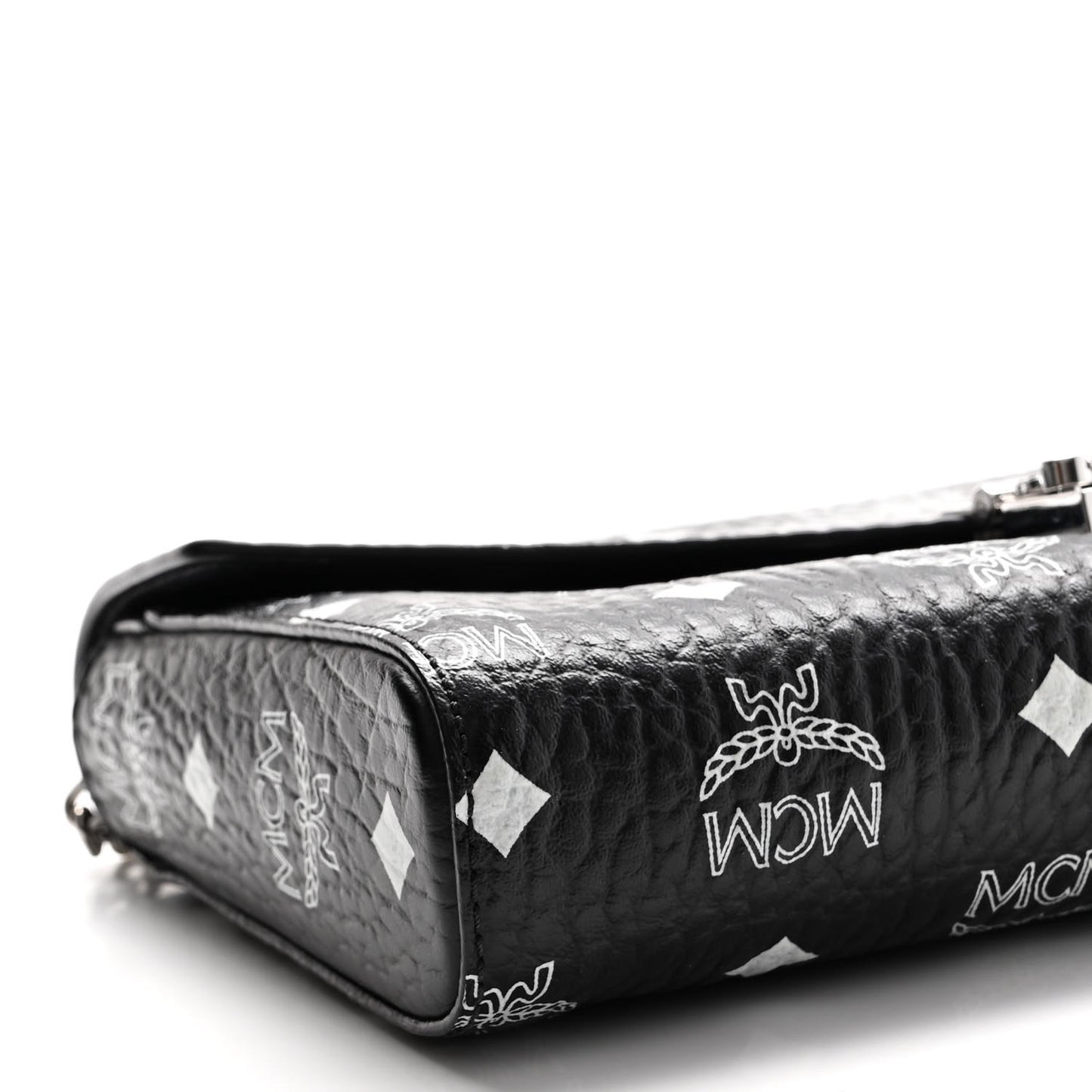 Visetos Monogram Medium Millie Crossbody Bag Black