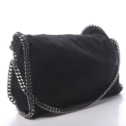 Stella McCartney Shaggy Deer Falabella Fold Over Tote Black 3 of 9