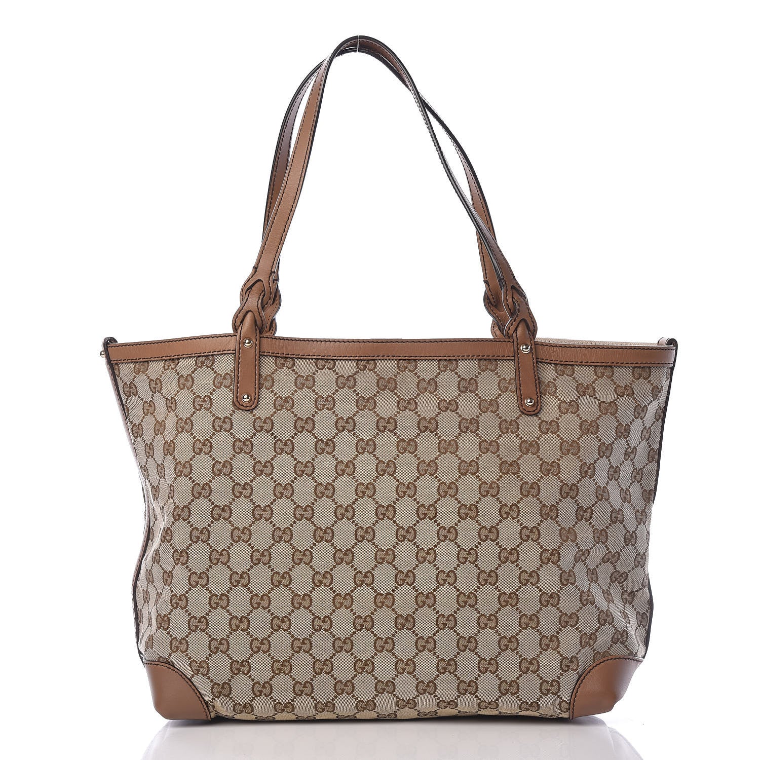 Gucci Monogram Medium Craft Tote Brown 3 of 15