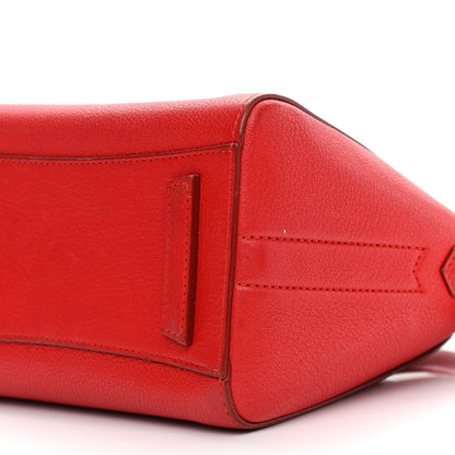 Givenchy Sugar Goatskin Mini Antigona Red 10 of 17