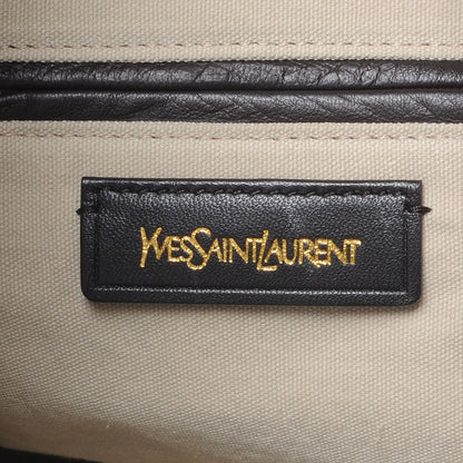 Saint Laurent Leather Rock Studded Roady Beige 6 of 7
