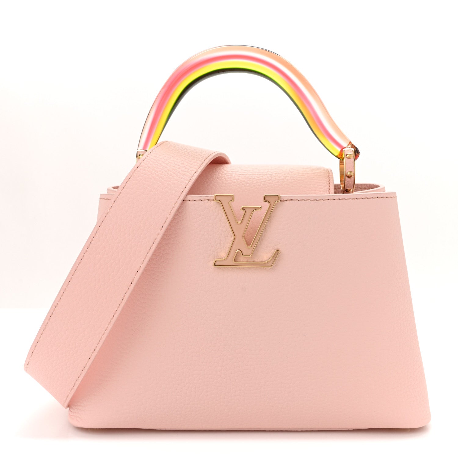 Louis Vuitton Taurillon Resin Murano Capucines BB Rose Jasmin 1 of 9