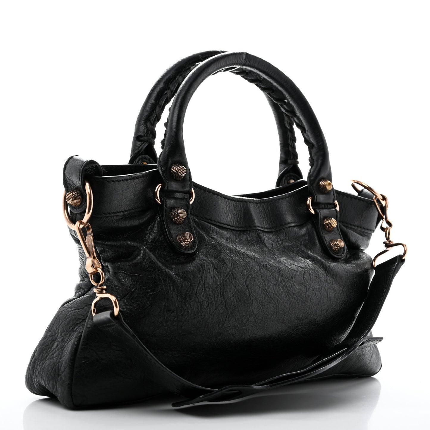 Agneau Giant 12 Rose Gold Hardware First Black