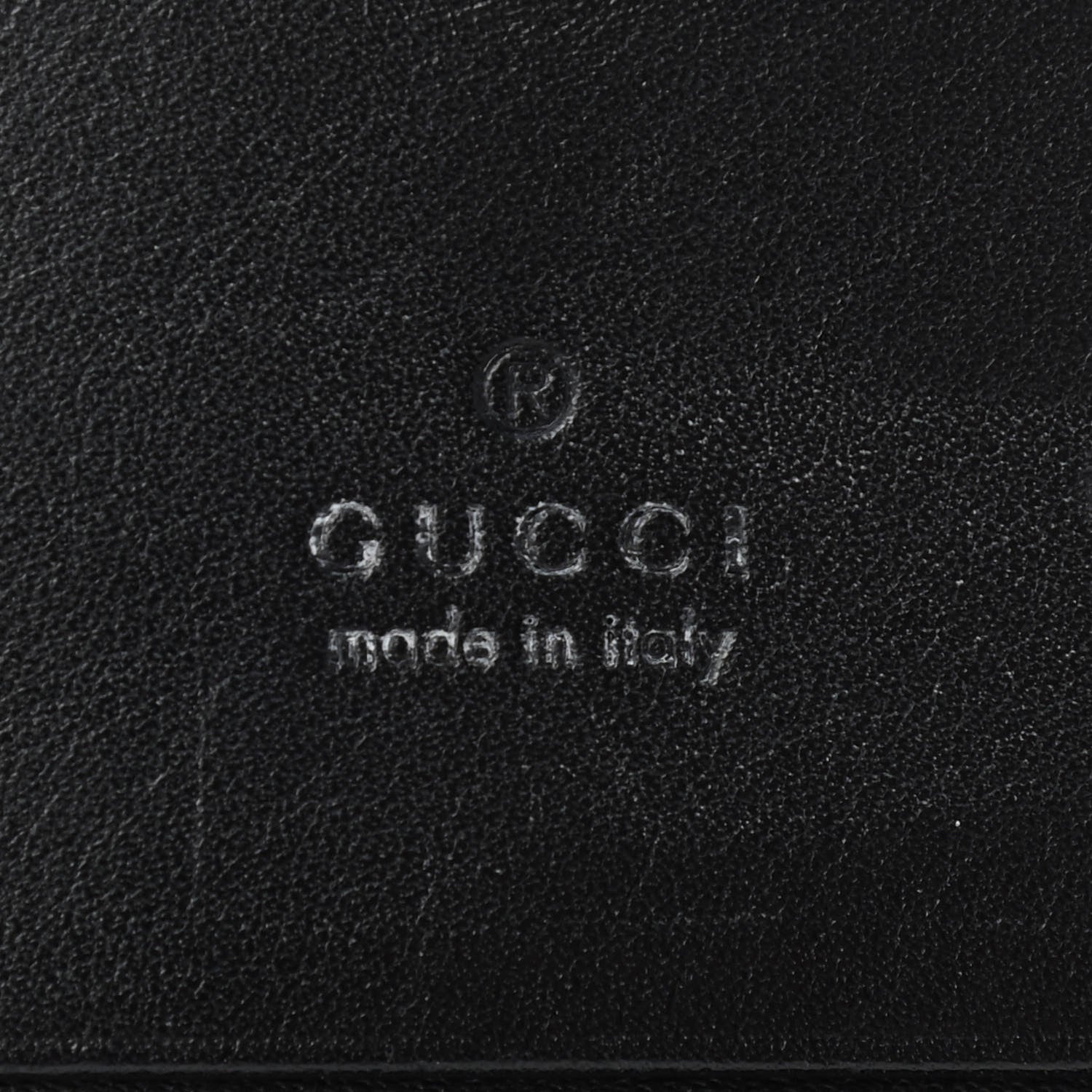 Gucci Calfskin Matelasse GG Marmont Card Case Wallet Black 6 of 8