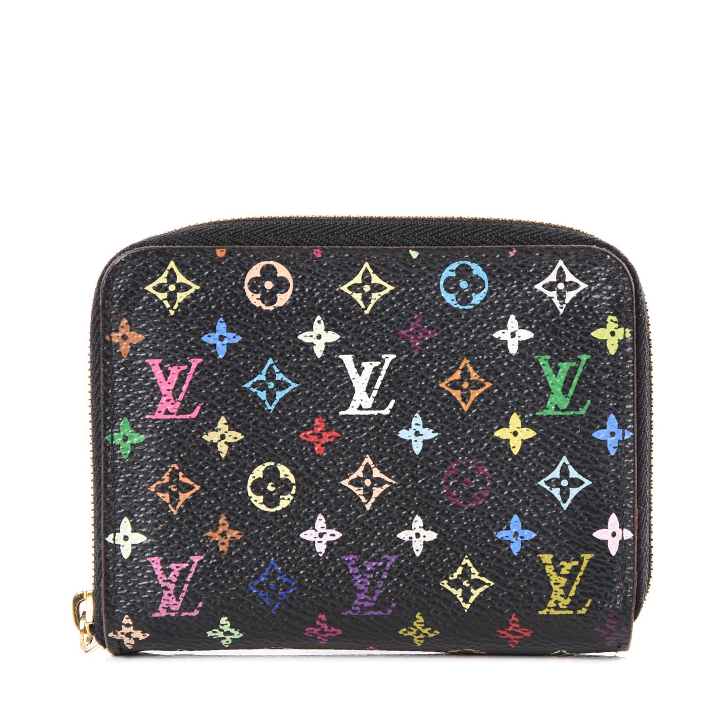 Monogram Multicolor Zippy Coin Purse Black Grenade