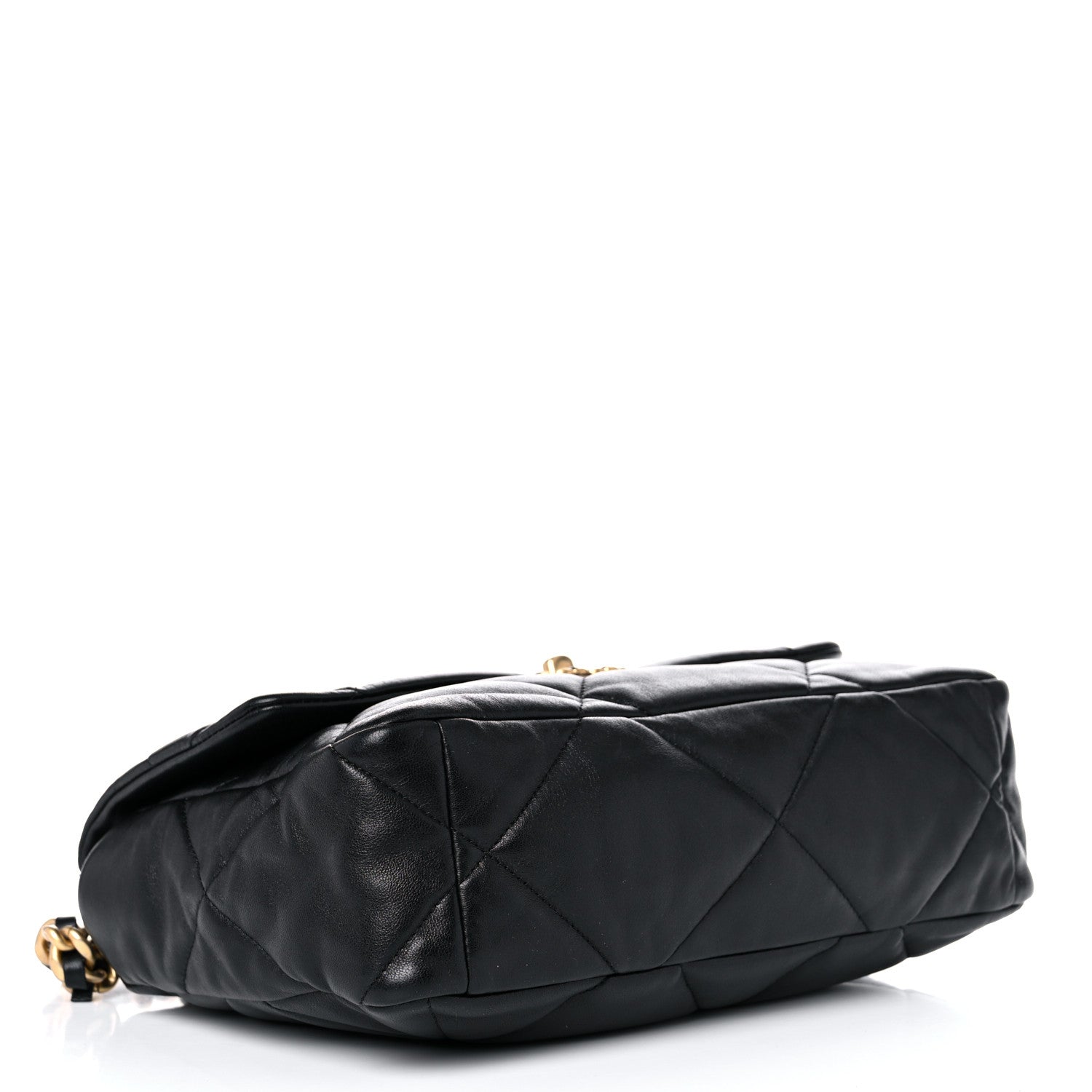 Chanel Lambskin Quilted Large Chanel 19 Flap Black 4 of 14