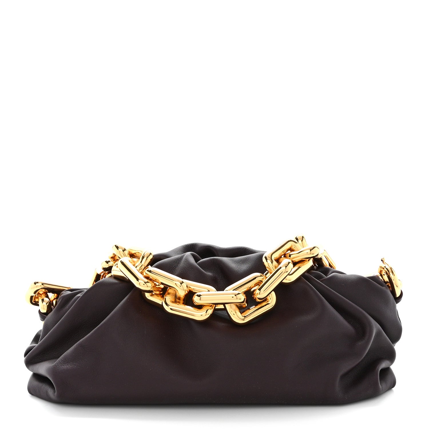 Bottega Veneta Calfskin The Pouch Chain Grape 1 of 10