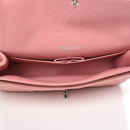 Chanel Lambskin Quilted Medium Double Flap Pink 6 of 14