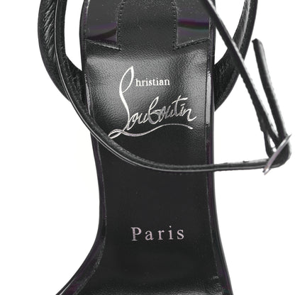 Christian Louboutin Patent Psychic Loubi Queen Alta 150 Platform Sandals 37 Black 8 of 8