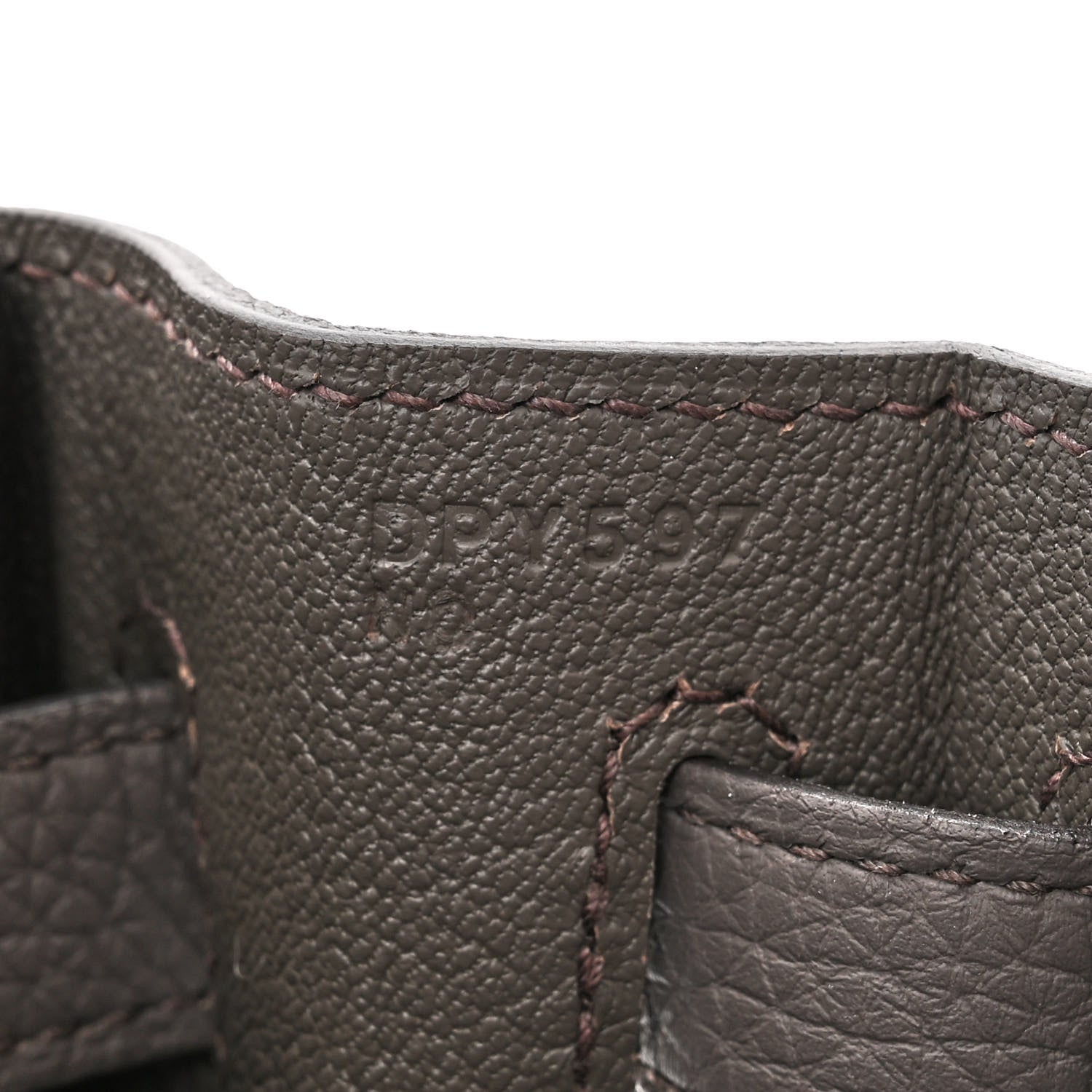 Hermes Togo Kelly Retourne 32 Etain 7 of 14