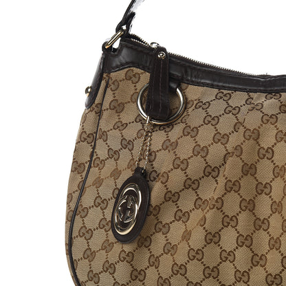 Gucci GG Monogram Medium Sukey Hobo Dark Brown 11 of 11