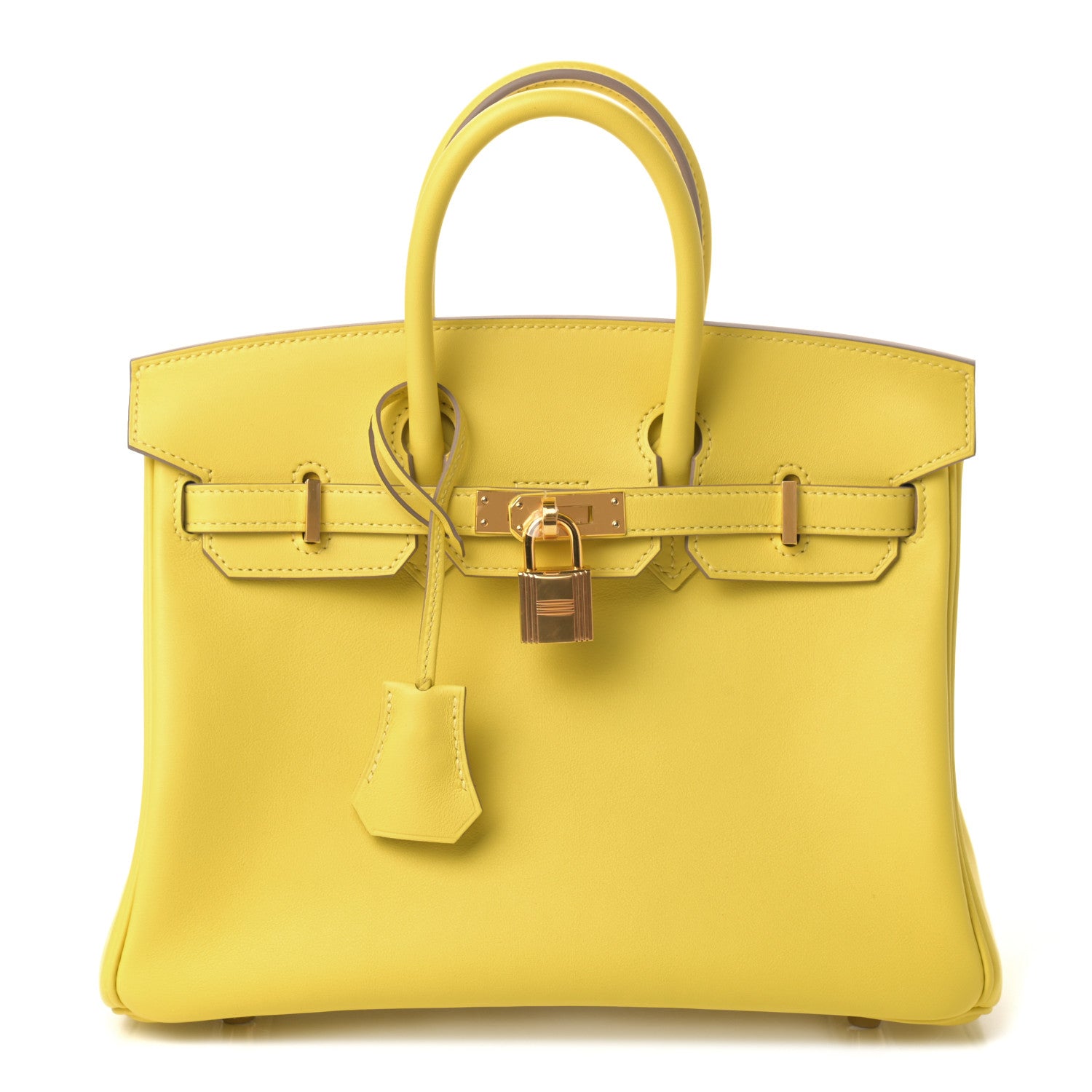 Hermes Swift Birkin 25 Lime 1 of 11