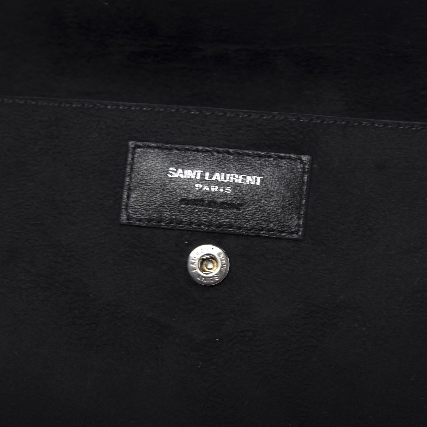 Saint Laurent Lambskin Teddy Drawstring Bag Freesia 8 of 10