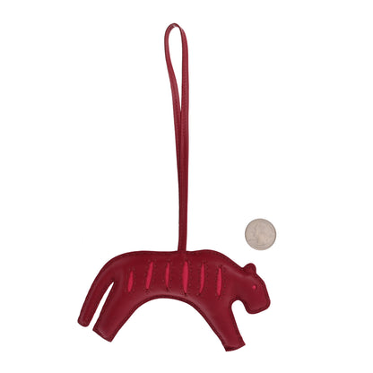 Hermes Milo Lambskin Rooroo Bag Charm Rouge H Rose Ete 2 of 4