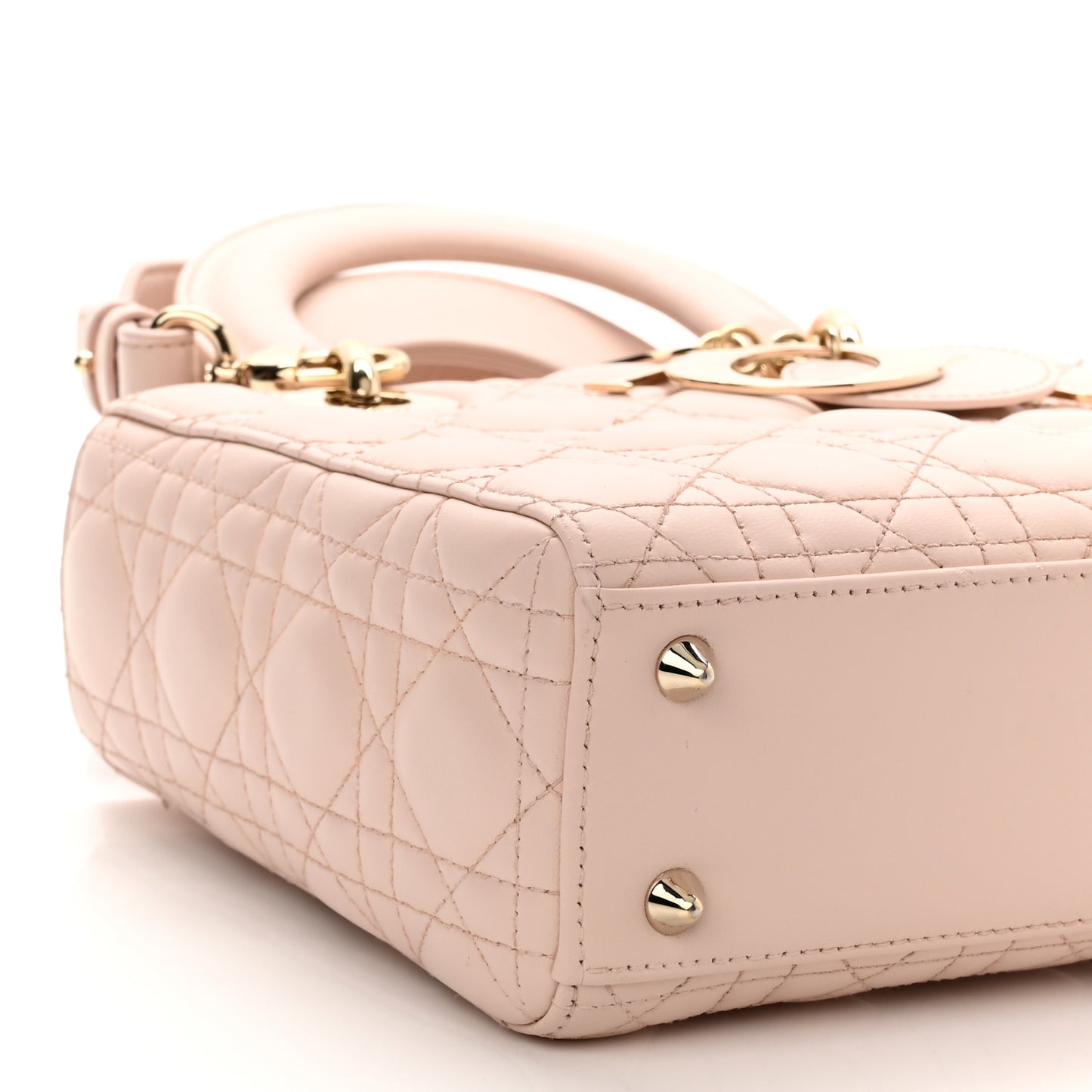 Lambskin Cannage Small My ABCDior Lady Dior Blush