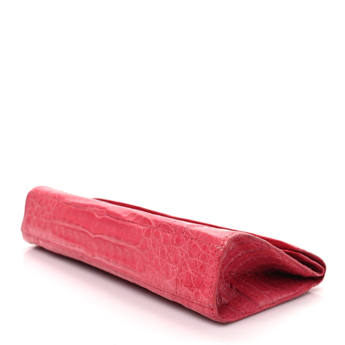 Crocodile Clutch Pink