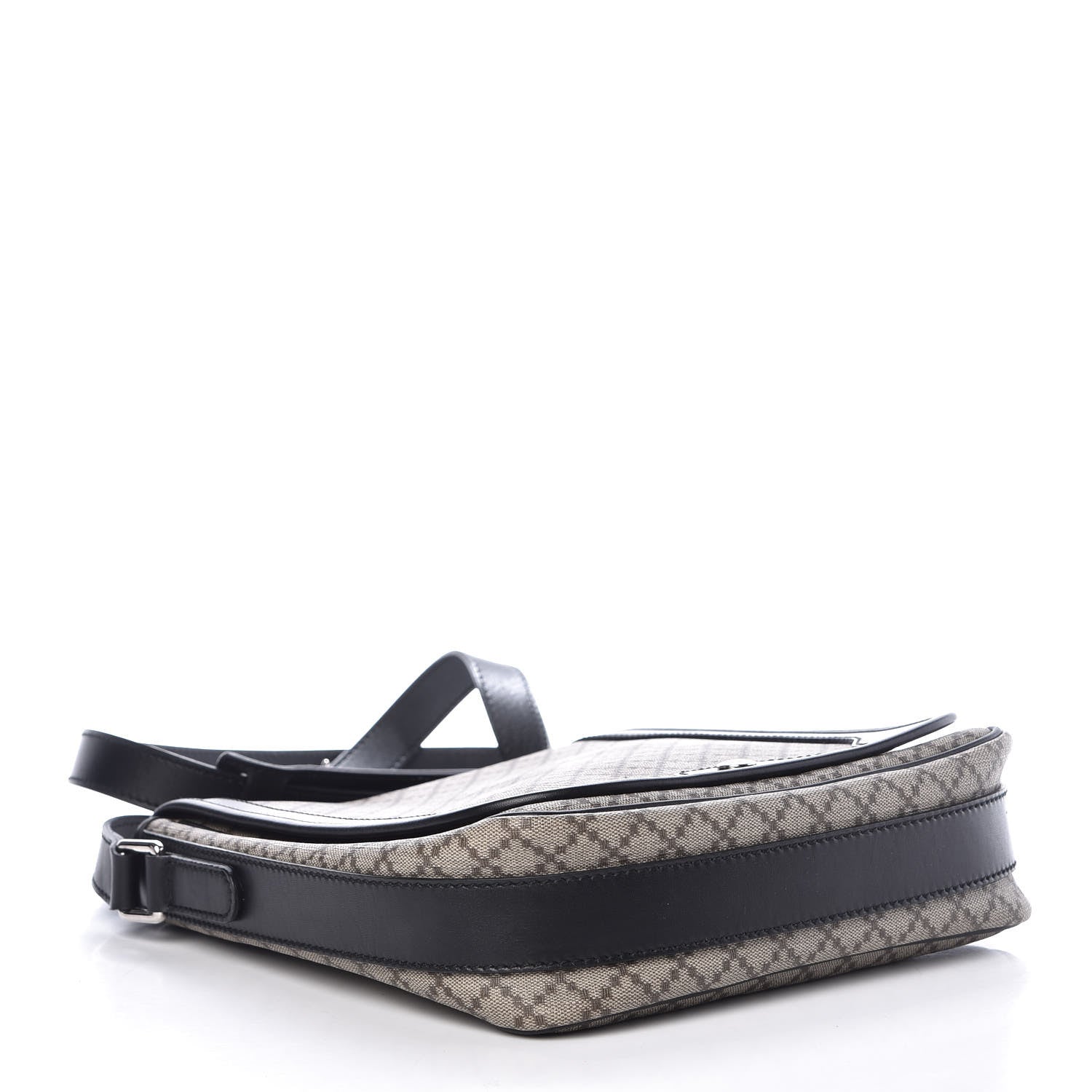 Gucci Diamante Flap Messenger Bag Beige Black 4 of 10