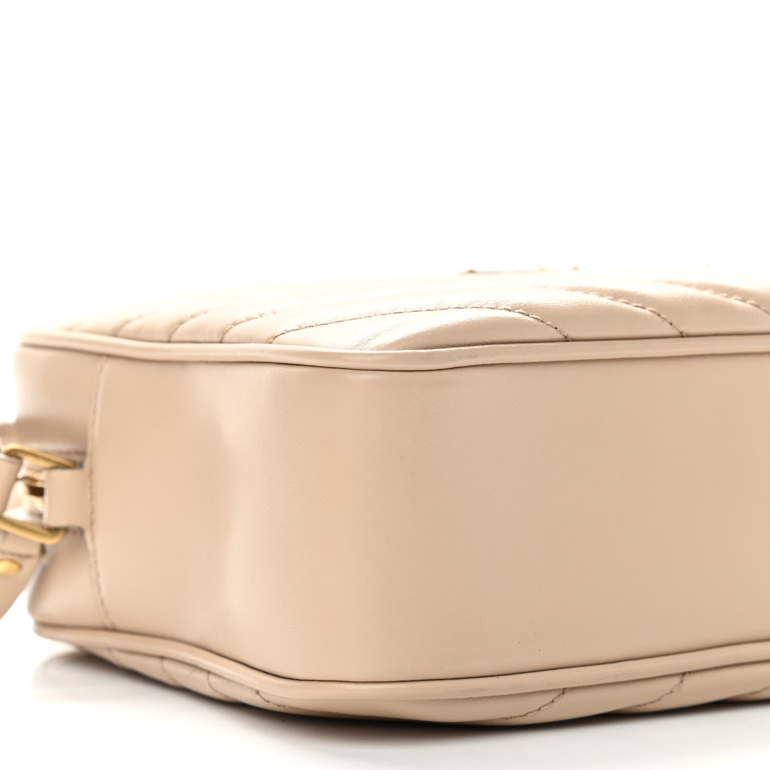 Saint Laurent Calfskin Matelasse Monogram Lou Camera Bag Dark Latte 8 of 13
