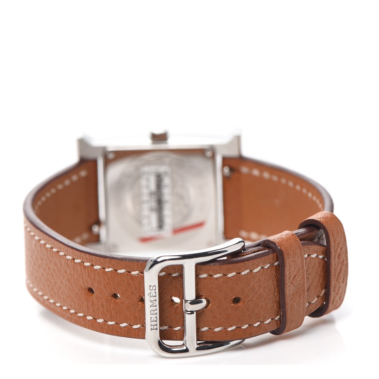 Hermes Stainless Steel Epsom 21mm Heure H Hour Quartz Watch Gold 3 of 5