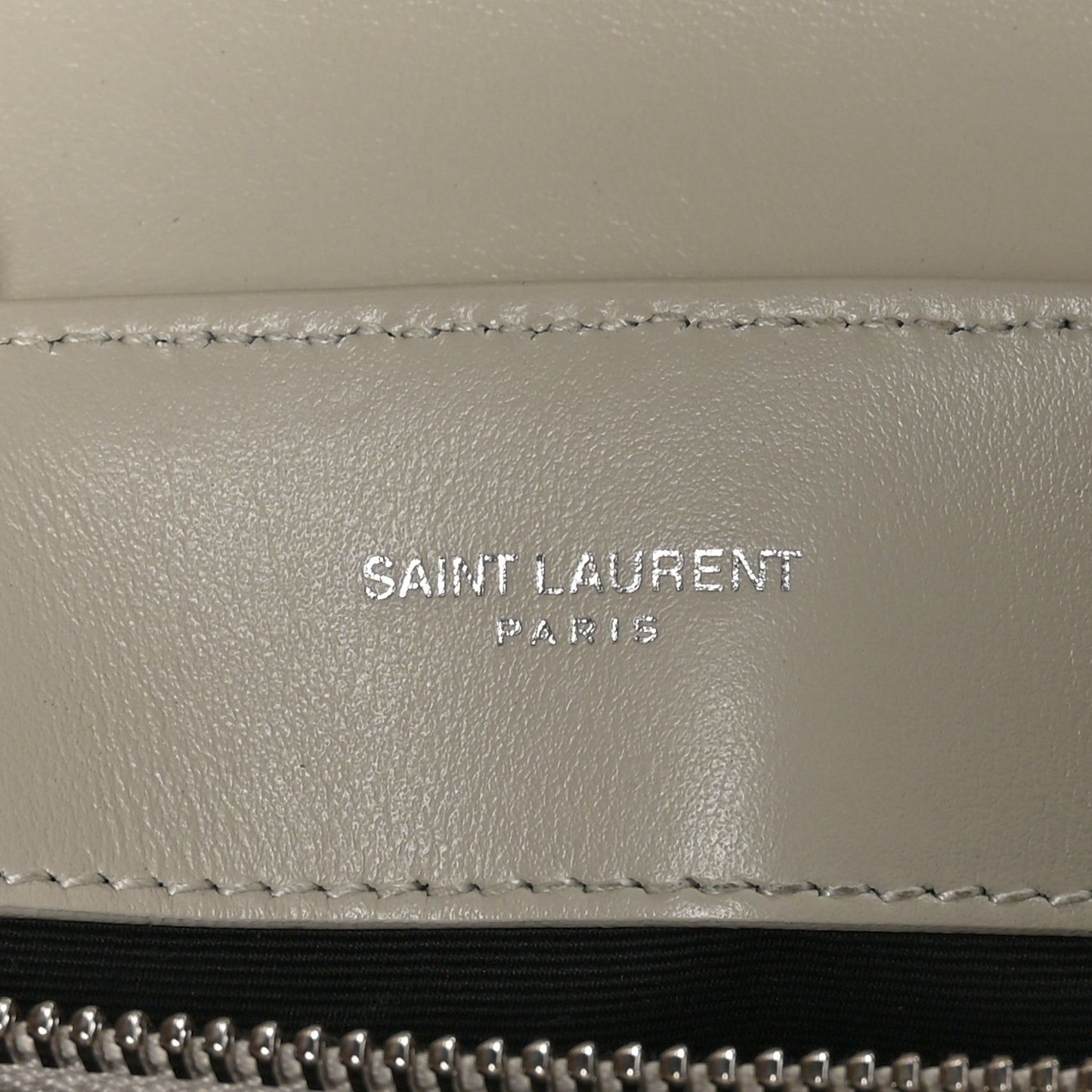 Calfskin Y Quilted Monogram Small Loulou Chain Satchel Crema Soft
