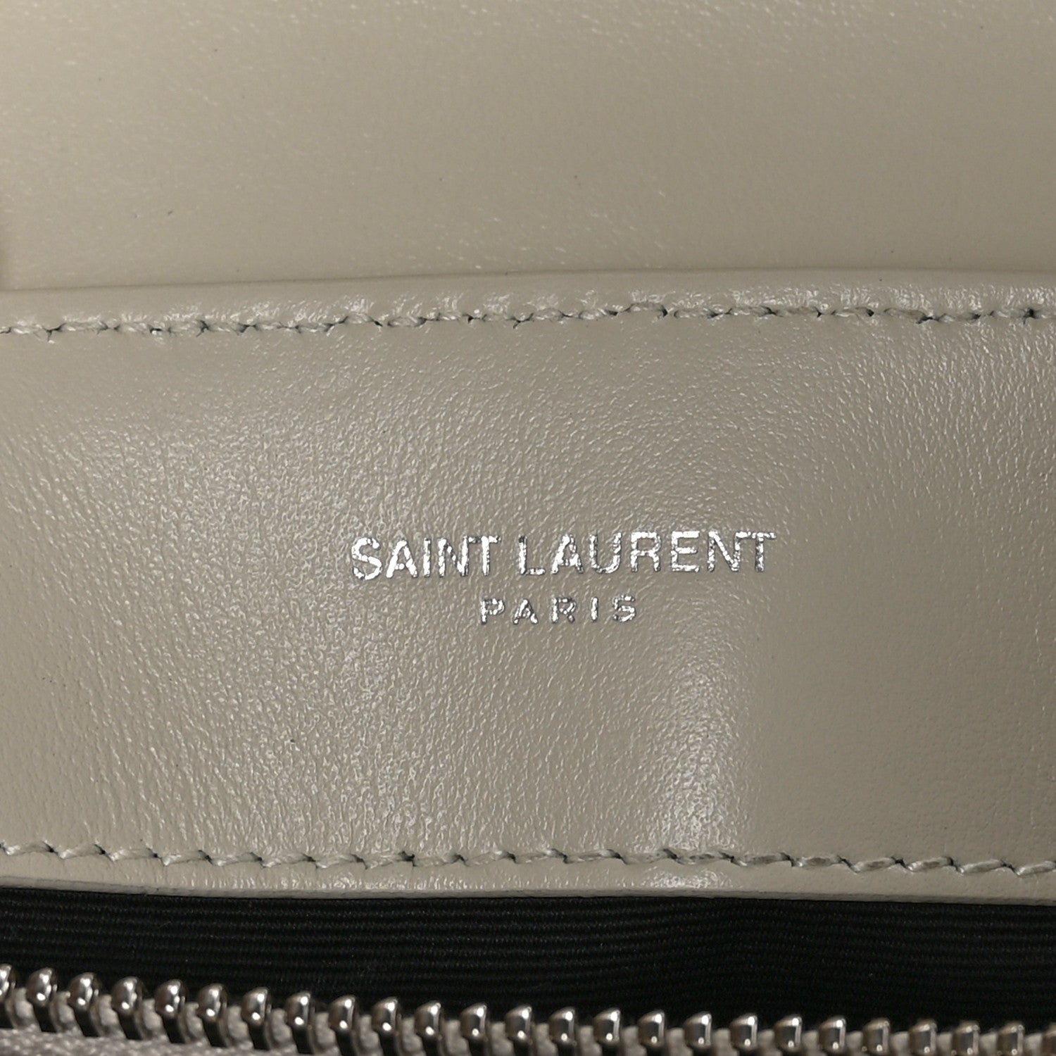 Saint Laurent Calfskin Y Quilted Monogram Small Loulou Chain Satchel Crema Soft 7 of 11