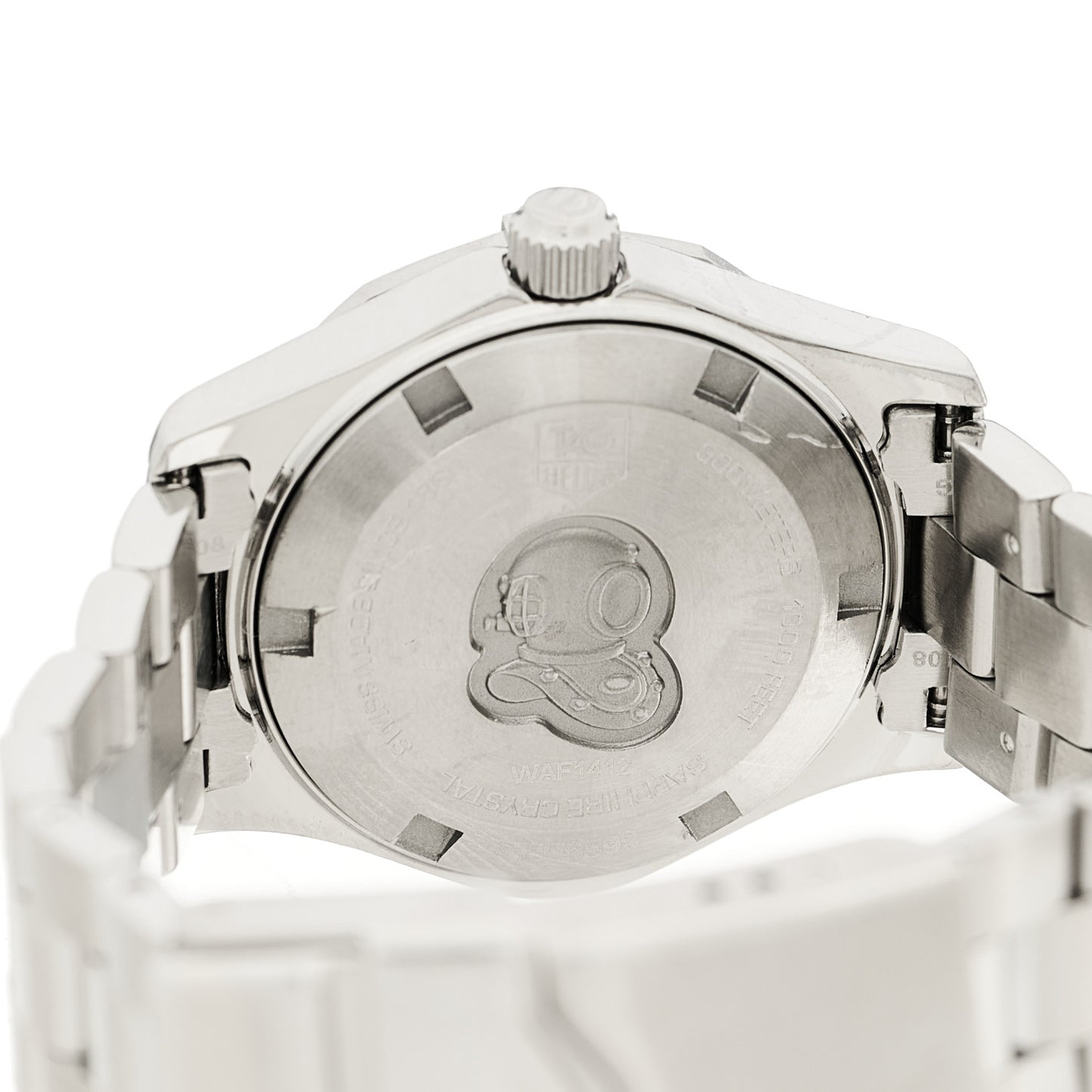 Stainless Steel 27mm Aquaracer 300M Quartz Watch Silver WAF1412