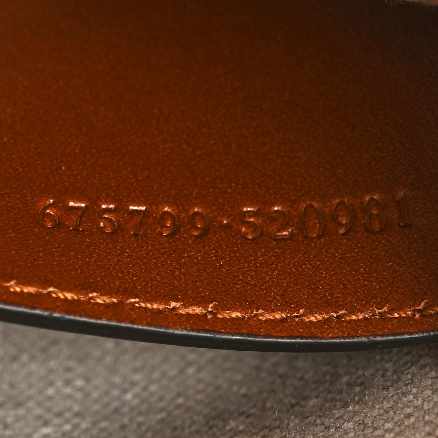 New Canvas Charisma Calfskin Crystal GG Monogram Mini Jackie 1961 Hobo Camel Ebony