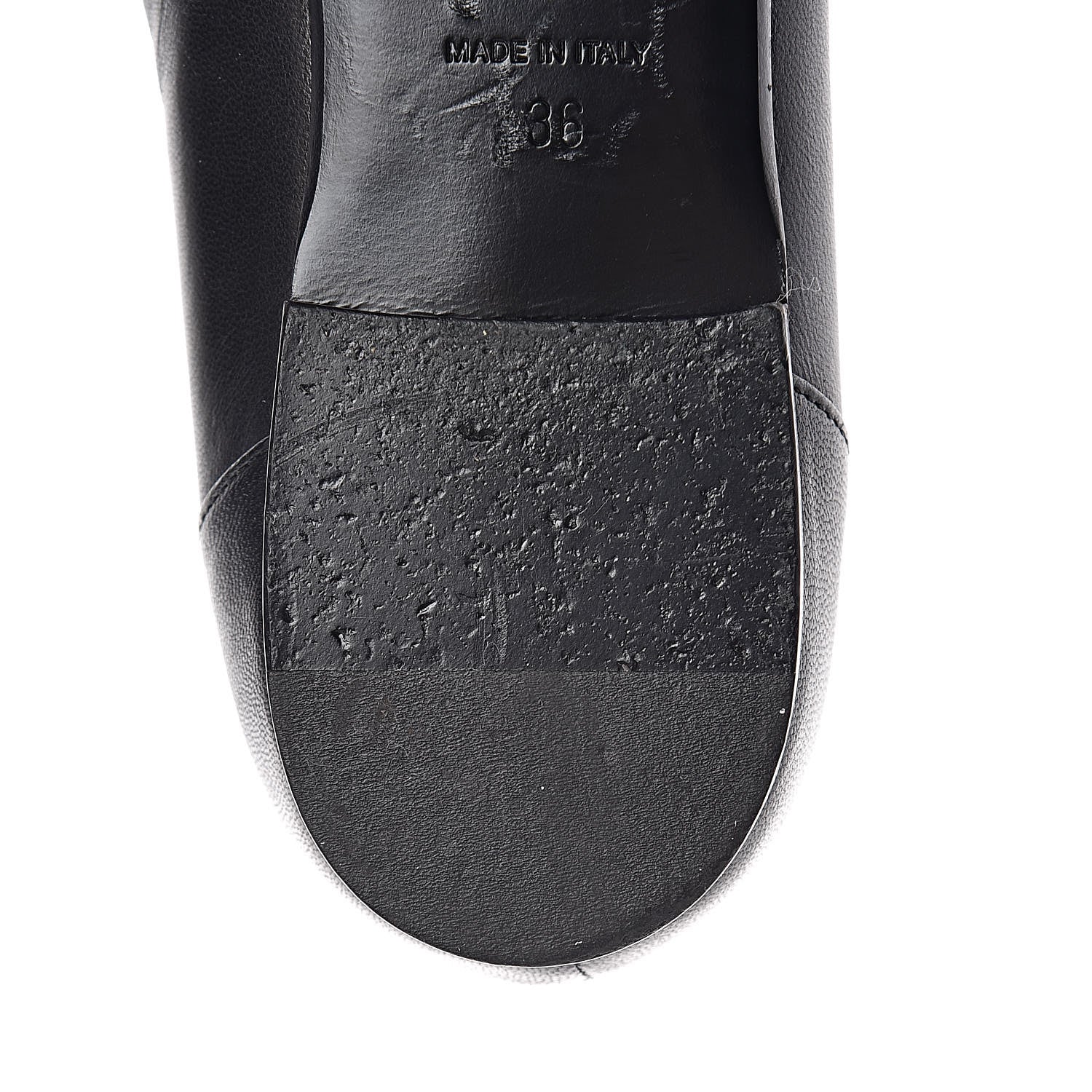 Chanel Lambskin CC Loafers 36 Black 12 of 16