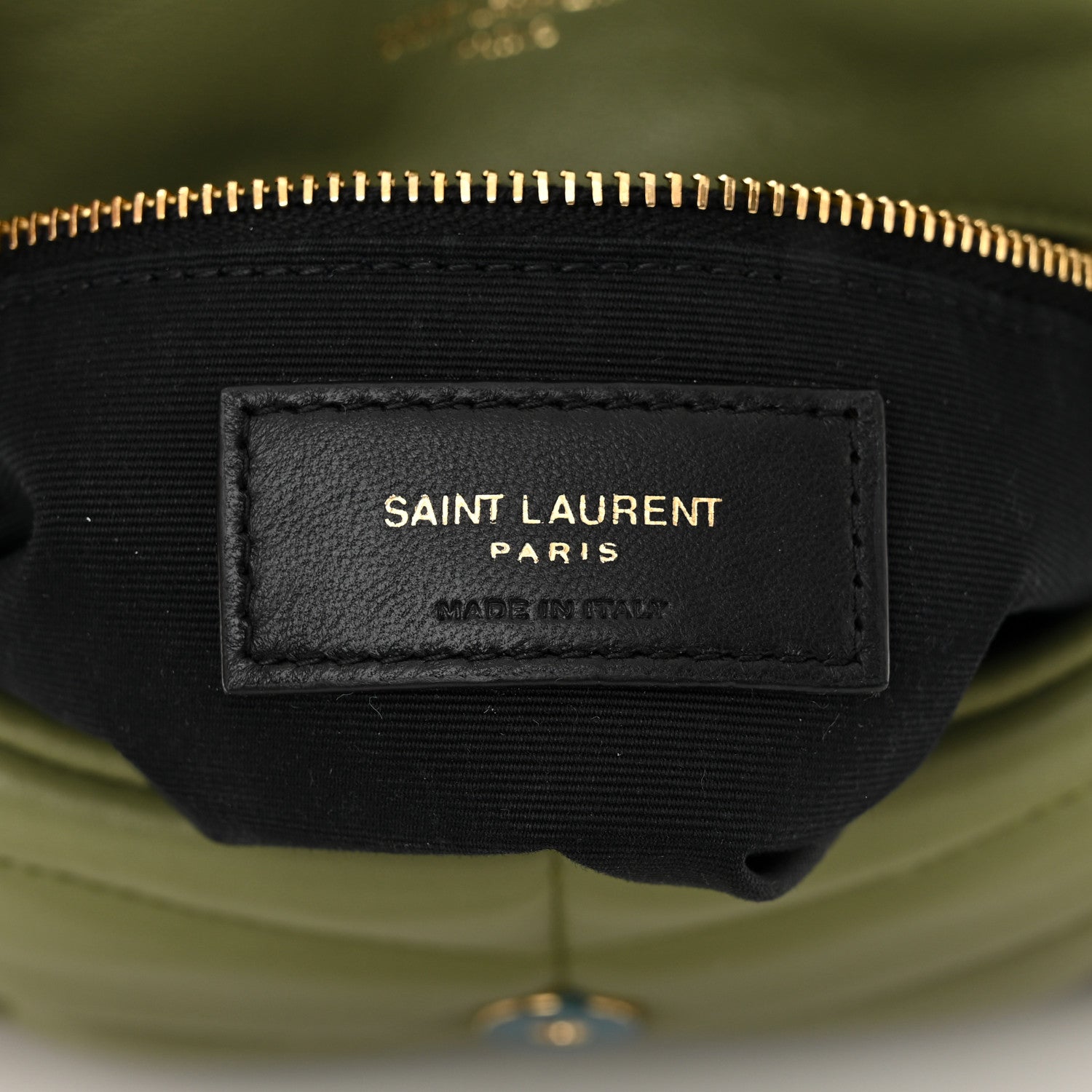 Saint Laurent Lambskin Quilted Toy Loulou Puffer Monogram Chain Satchel Light Pistache 6 of 11