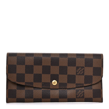 Louis Vuitton Damier Ebene Emilie Wallet 1 of 10