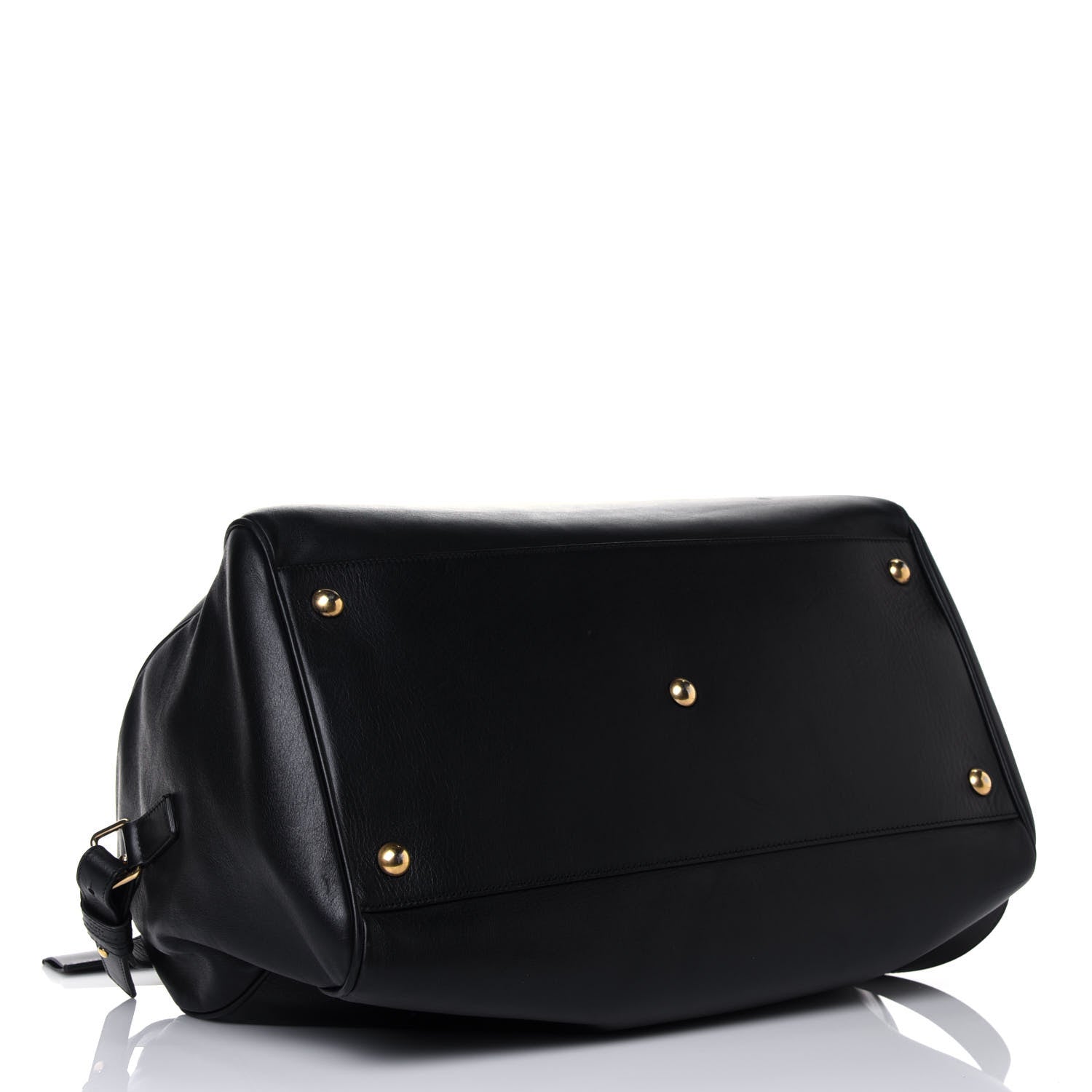 Saint Laurent Calfskin Classic Duffle 12 Black 4 of 18
