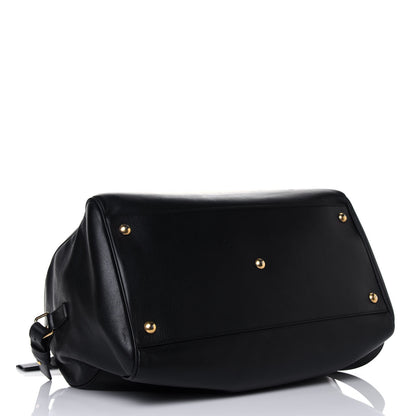 Saint Laurent Calfskin Classic Duffle 12 Black 4 of 18
