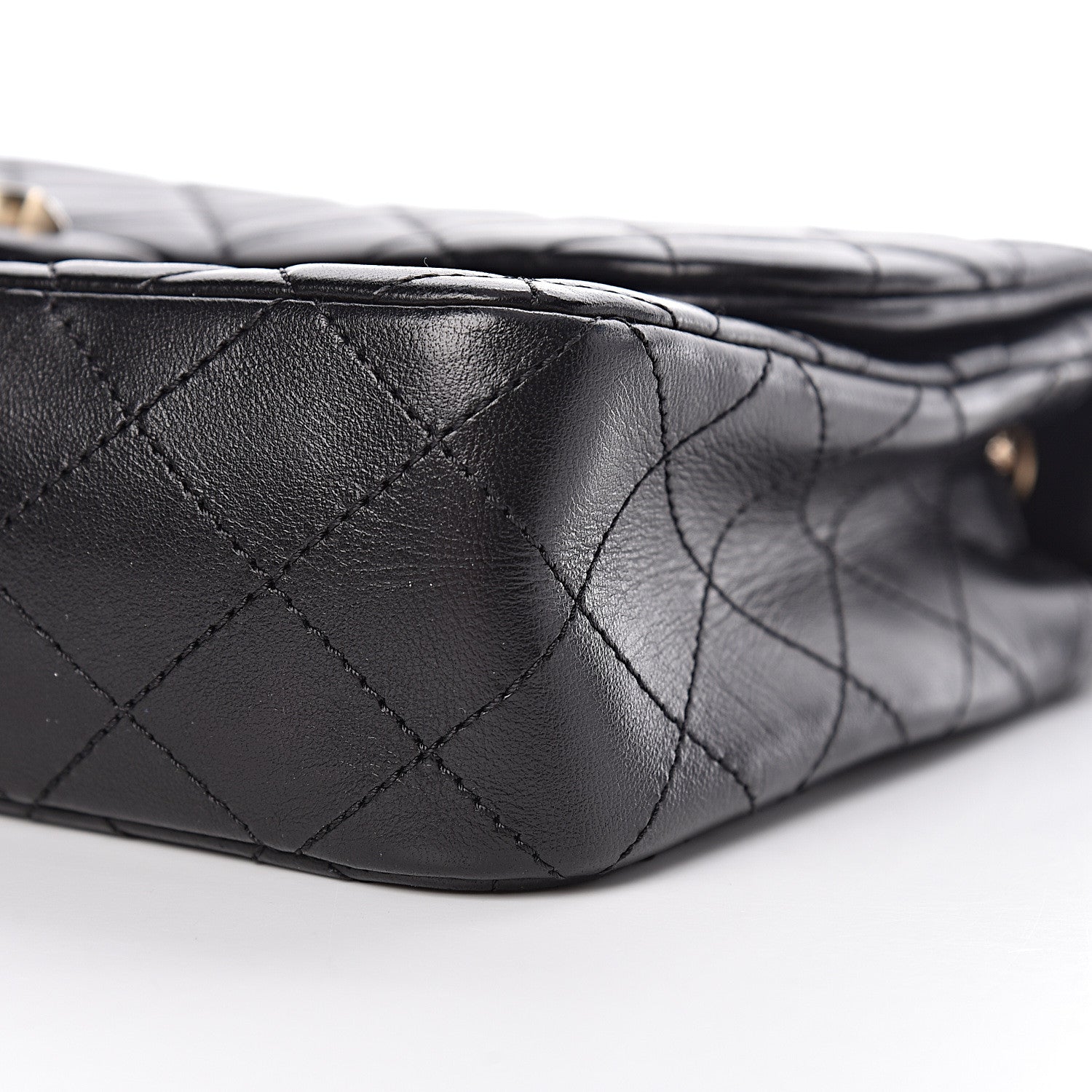 Chanel Lambskin Quilted Medium Westminster Pearl Flap Black 6 of 11