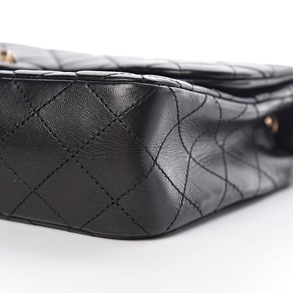 Chanel Lambskin Quilted Medium Westminster Pearl Flap Black 6 of 11