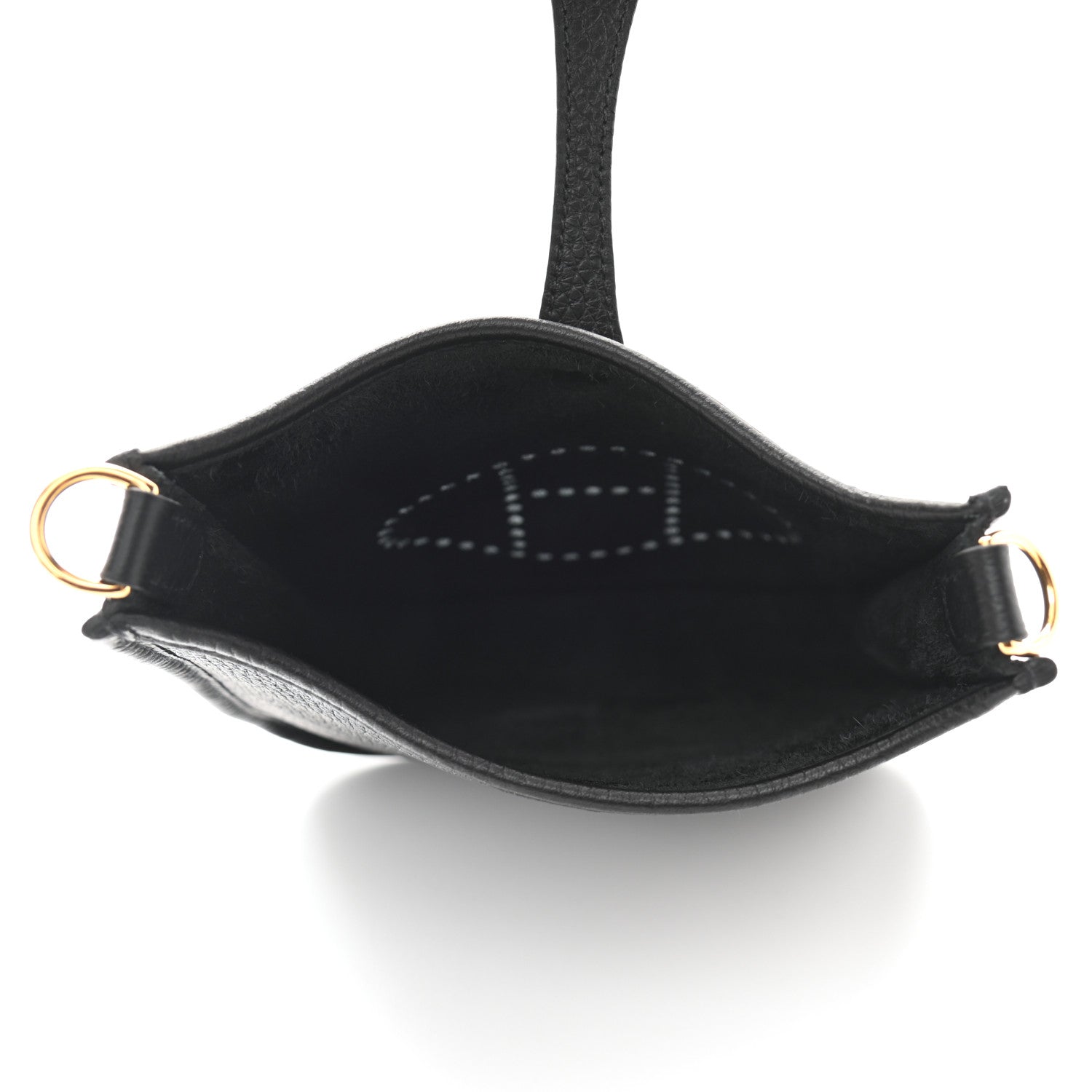 Hermes Taurillon Clemence Evelyne TPM Black 4 of 10
