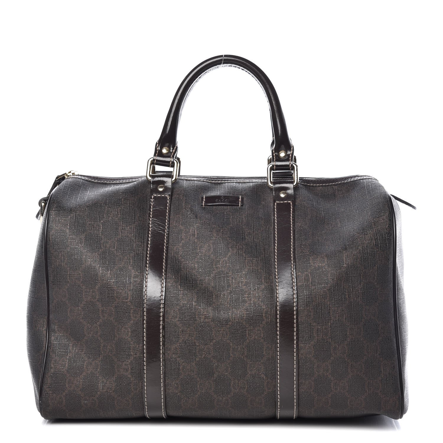 Gucci GG Supreme Monogram Medium Boston Dark Brown 1 of 20