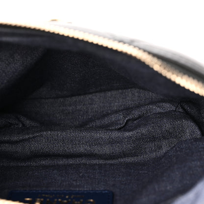 Chanel Lambskin Quilted Resin Bi-Color Waist Bag Fanny Pack Black 5 of 10