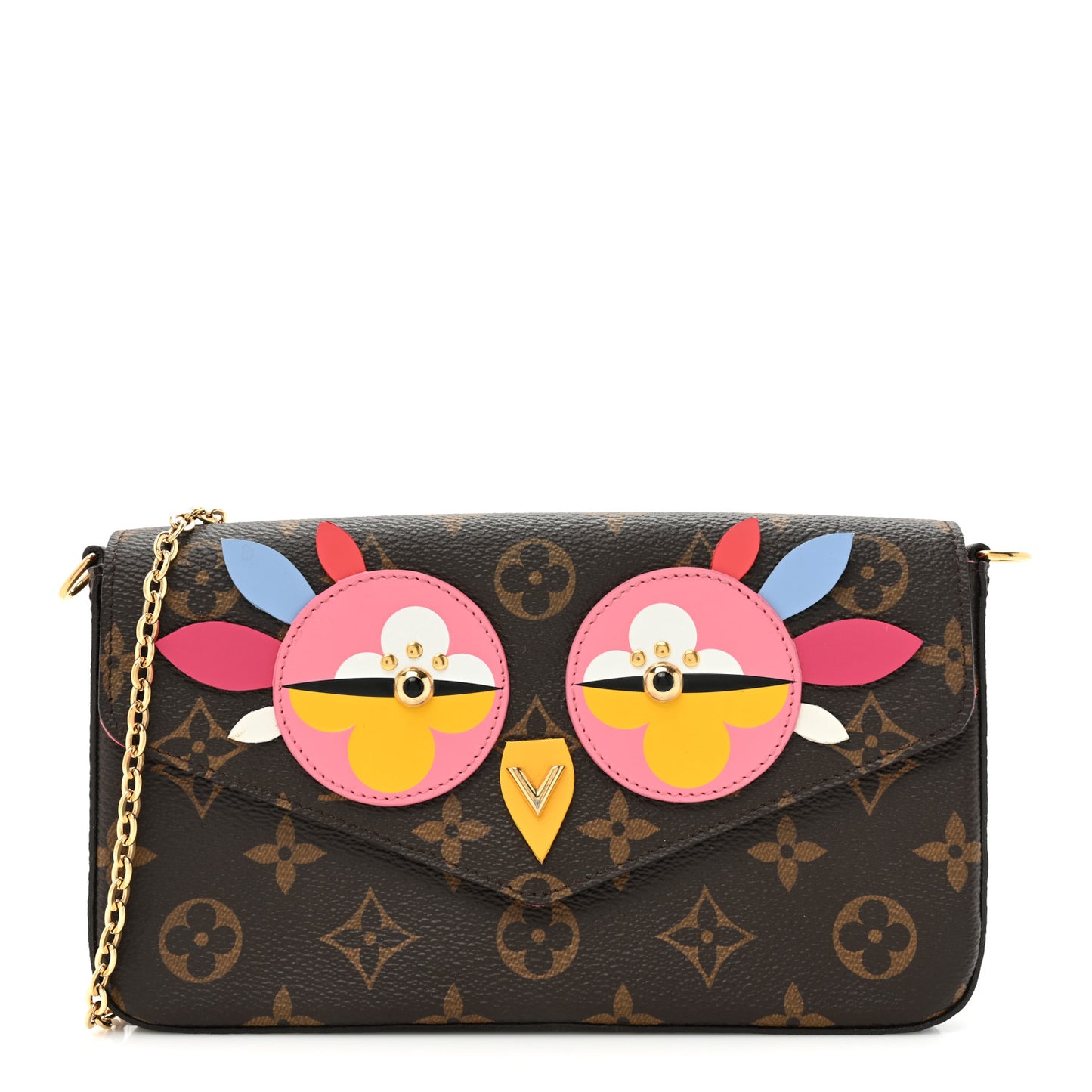 Monogram Lovely Birds Pochette Felicie Chain Wallet
