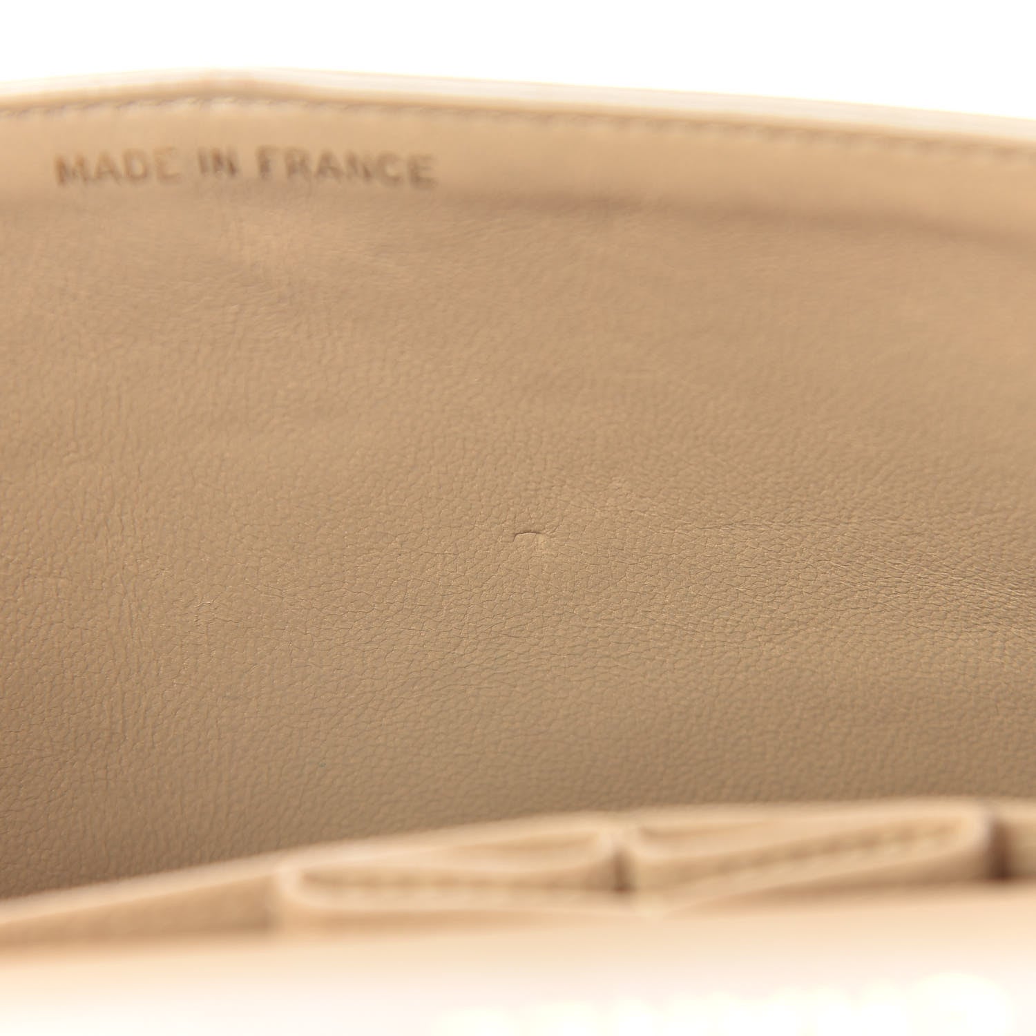 Chanel Lambskin Quilted Medium Double Flap Beige 19 of 23