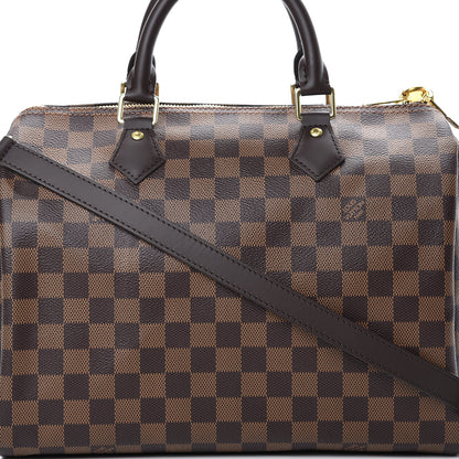 Louis Vuitton Damier Ebene Speedy Bandouliere 30 8 of 10