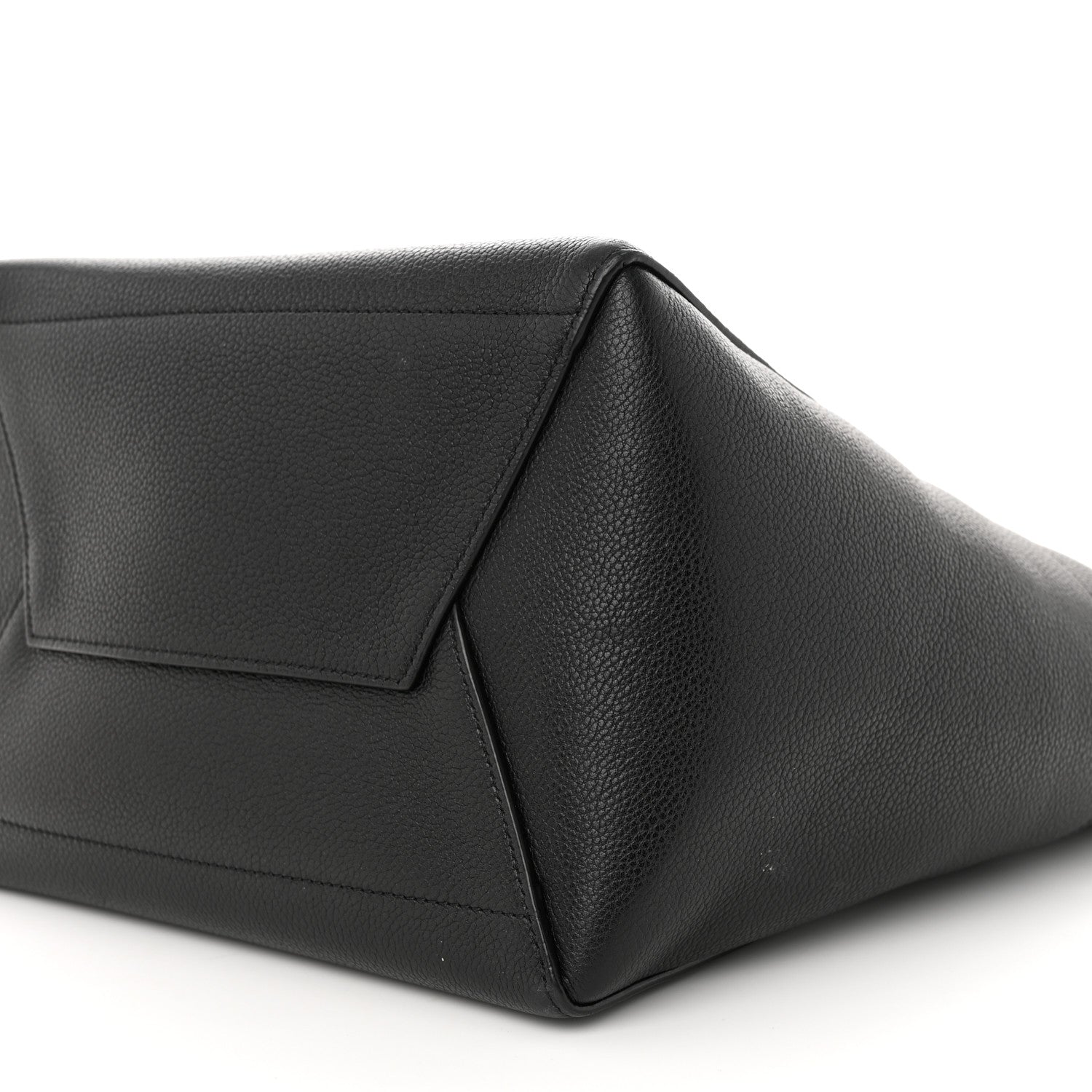 Celine Soft Grained Calfskin Sangle Bucket Bag Black 10 of 14