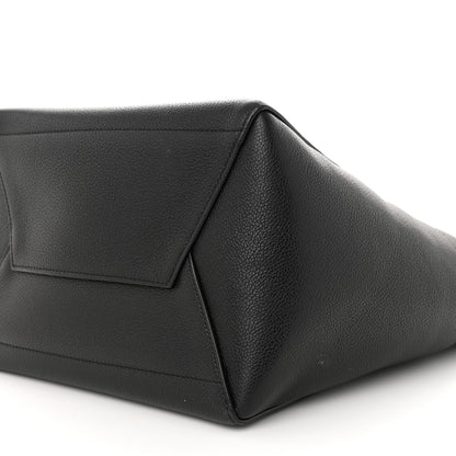 Celine Soft Grained Calfskin Sangle Bucket Bag Black 10 of 14