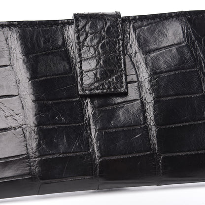 Burberry Alligator Continental Wallet Black 11 of 11