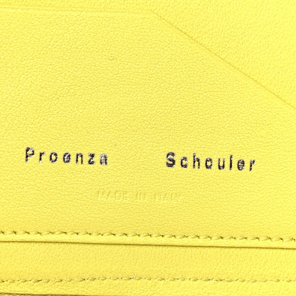 Proenza Schouler Lambskin PS1 Large Zip Around Wallet Yellow 6 of 6