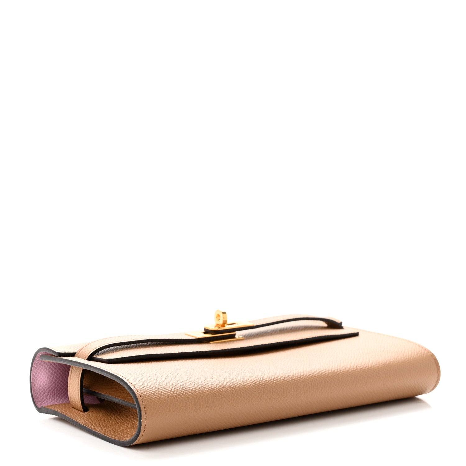 Hermes Epsom Verso Kelly Wallet To Go Chai Mauve Sylvestre 3 of 7