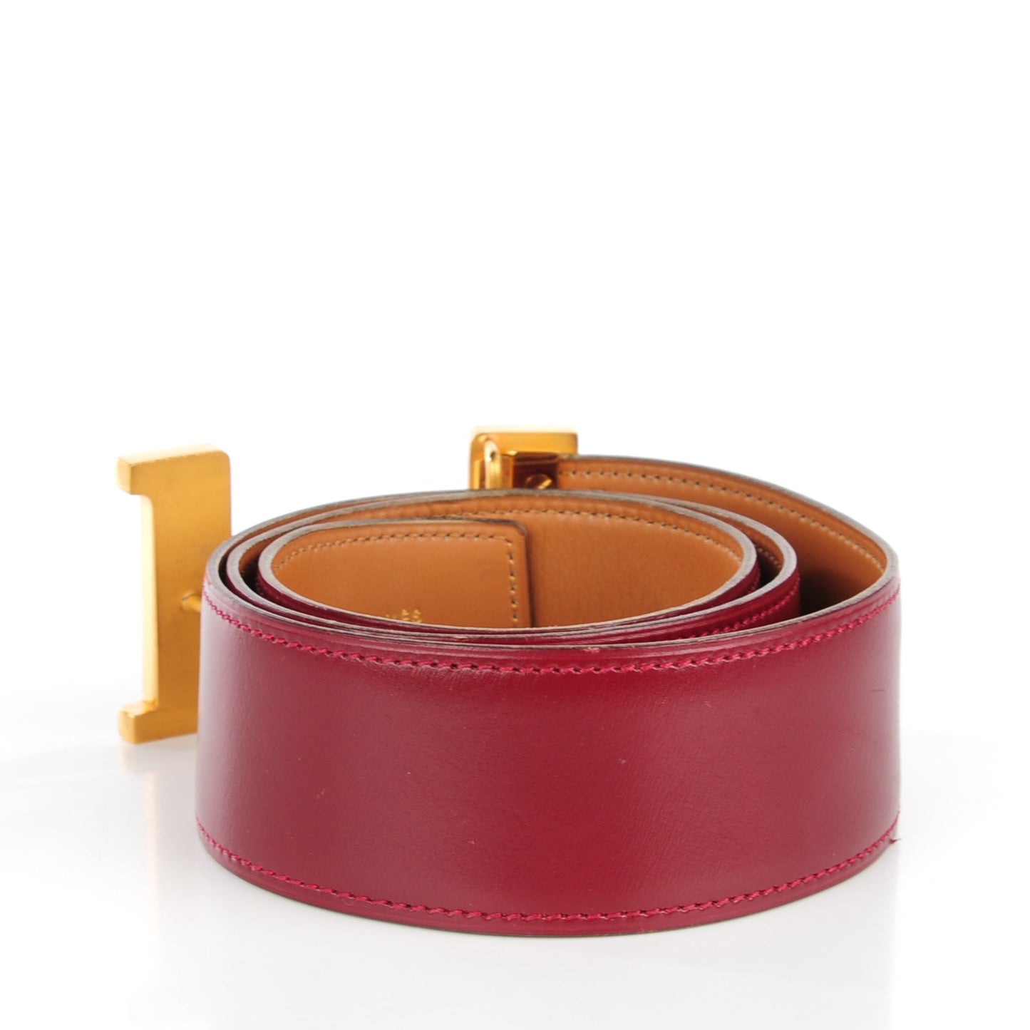 Box Enamel 42mm Constance Belt 80 Rouge H